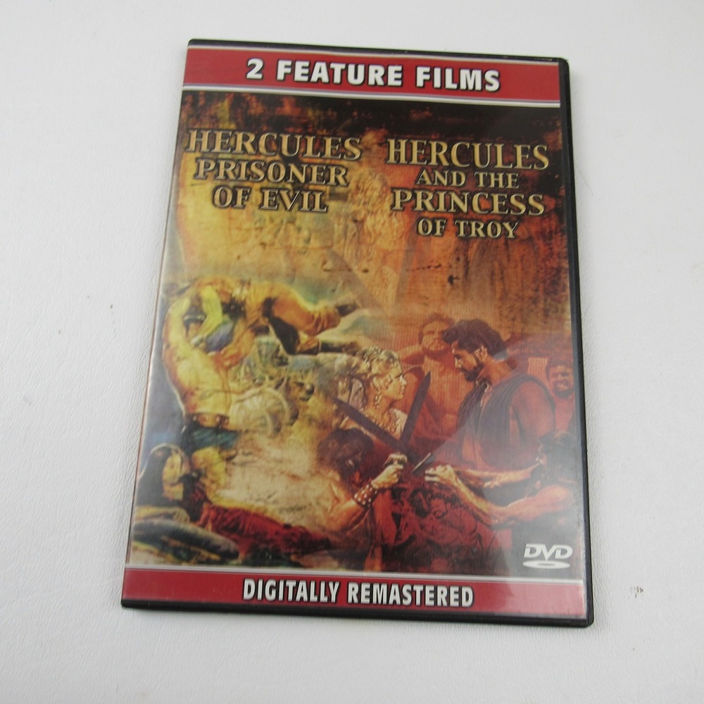 Hercules Prisoner of Evil &‎ Princess of Troy DVD 2 Feature Films